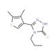 5-(4,5-Dimethylthien-3-yl)-4-propyl-4H-1,2,4-triazole-3-thiol - chemical structure image