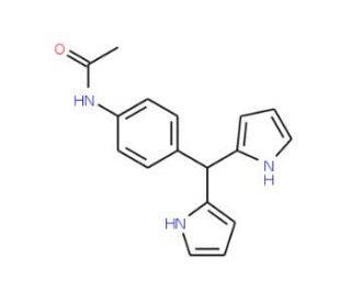 5-(4-Acetamidophenyl)dipyrromethane (CAS 214554-43-5) - chemical structure image