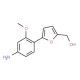 [5-(4-Amino-2-methoxy-phenyl)-furan-2-yl]-methanol - chemical structure image