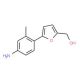 [5-(4-Amino-2-methyl-phenyl)-furan-2-yl]-methanol - chemical structure image