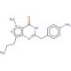 5-(4-Amino-benzyl)-1-methyl-3-propyl-1,6-dihydro-pyrazolo[4,3-d]pyrimidin-7-one - chemical structure image