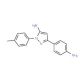5-(4-Amino-phenyl)-2-p-tolyl-2H-pyrazol-3-ylamine - chemical structure image