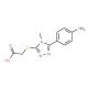[5-(4-Amino-phenyl)-4-methyl-4H-[1,2,4]triazol-3-ylsulfanyl]-acetic acid - chemical structure image