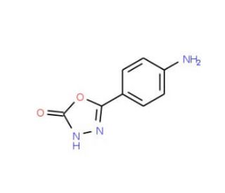 5-(4-Aminophenyl)-1,3,4-oxadiazol-2-ol - chemical structure image