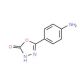 5-(4-Aminophenyl)-1,3,4-oxadiazol-2-ol - chemical structure image