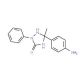 5-(4-Aminophenyl)-5-methyl-2-phenyl-1,2,4-triazolan-3-one - chemical structure image