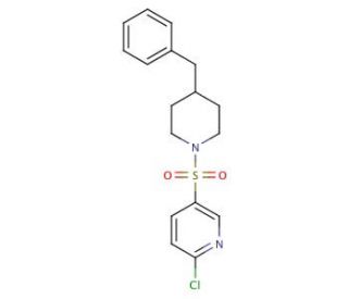 5-(4-Benzyl-piperidine-1-sulfonyl)-2-chloro-pyridine - chemical structure image