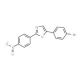 5-(4-Bromo-phenyl)-2-(4-nitro-phenyl)-oxazole (CAS 118426-04-3) - chemical structure image