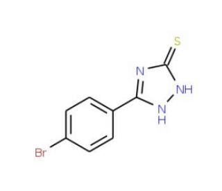 5-(4-Bromo-phenyl)-4H-[1,2,4]triazole-3-thiol (CAS 39631-33-9) - chemical structure image