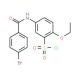 5-(4-Bromobenzoylamino)-2-ethoxybenzenesulfonyl chloride (CAS 680617-92-9) - chemical structure image