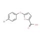 5-(4-Bromophenoxy)-2-furoic acid (CAS 73420-68-5) - chemical structure image