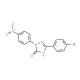 5-(4-Bromophenyl)-1,2-dihydro-2-(4-nitrophenyl)-3H-1,2,4-triazol-3-one - chemical structure image