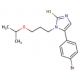 5-(4-bromophenyl)-1-(3-isopropoxypropyl)-1H-imidazole-2-thiol - chemical structure image