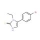 5-(4-bromophenyl)-1-ethyl-1H-imidazole-2-thiol - chemical structure image
