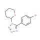 5-(4-Bromophenyl)-1-(tetrahydro-2H-pyran-2-yl)tetrazole (CAS 1043689-54-8) - chemical structure image