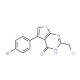 5-(4-bromophenyl)-2-(chloromethyl)thieno[2,3-d]pyrimidin-4(3H)-one - chemical structure image