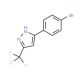 5-(4-Bromophenyl)-3-trifluoromethyl-1H-pyrazole (CAS 219986-65-9) - chemical structure image