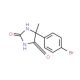 5-(4-bromophenyl)-5-methylimidazolidine-2,4-dione (CAS 6320-50-9) - chemical structure image