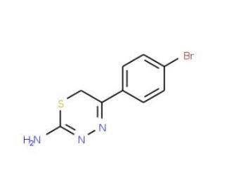 5-(4-Bromophenyl)-6H-1,3,4-thiadiazin-2-amine - chemical structure image