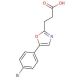 5-(4-Bromophenyl)oxazole-2-propionic acid (CAS 23464-96-2) - chemical structure image