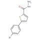 5-(4-Bromophenyl)thiophene-2-carboxylic hydrazide (CAS 62403-14-9) - chemical structure image