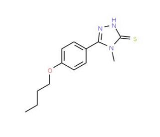 5-(4-Butoxyphenyl)-4-methyl-4H-1,2,4-triazole-3-thiol - chemical structure image
