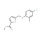 5-(4-Chloro-2-methyl-phenoxymethyl)-furan-2-carboxylic acid methyl ester - chemical structure image