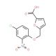 5-(4-Chloro-2-nitro-phenoxymethyl)-furan-2-carboxylic acid - chemical structure image