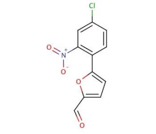 5-(4-Chloro-2-nitro-phenyl)-furan-2-carbaldehyde (CAS 480439-09-6) - chemical structure image