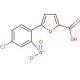5-(4-Chloro-2-nitrophenyl)-2-furoic acid (CAS 95611-88-4) - chemical structure image