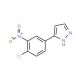 5-(4-Chloro-3-nitrophenyl)-1H-pyrazole - chemical structure image