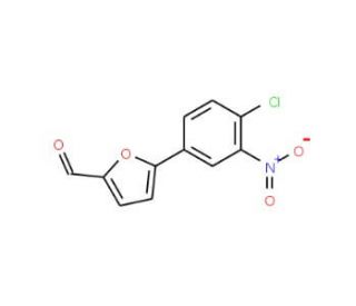 5-(4-chloro-3-nitrophenyl)-2-furaldehyde - chemical structure image