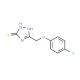 5-(4-Chloro-phenoxymethyl)-4H-[1,2,4]triazole-3-thiol (CAS 113056-45-4) - chemical structure image