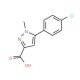 5-(4-Chloro-phenyl)-1-methyl-1H-pyrazole-3-carboxylic acid (CAS 957513-70-1) - chemical structure image