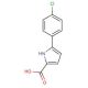 5-(4-Chloro-phenyl)-1H-pyrrole-2-carboxylicacid - chemical structure image