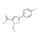 5-(4-Chloro-phenyl)-2-ethyl-2H-pyrazole-3-carboxylic acid - chemical structure image