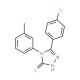 5-(4-Chloro-phenyl)-4-m-tolyl-4H-[1,2,4]triazole-3-thiol - chemical structure image