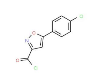 5-(4-Chloro-phenyl)-isoxazole-3-carbonyl chloride - chemical structure image