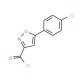 5-(4-Chloro-phenyl)-isoxazole-3-carbonyl chloride - chemical structure image
