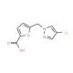 5-(4-Chloro-pyrazol-1-ylmethyl)-furan-2-carboxylic acid - chemical structure image