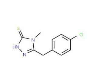 5-(4-Chlorobenzyl)-4-methyl-4H-1,2,4-triazole-3-thiol - chemical structure image