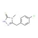5-(4-Chlorobenzyl)-4-methyl-4H-1,2,4-triazole-3-thiol - chemical structure image