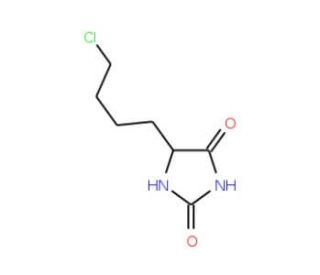 5-(4-Chlorobutyl)imidazolidine-2,4-dione (CAS 40126-55-4) - chemical structure image