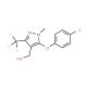 [5-(4-Chlorophenoxy)-1-methyl-3-(trifluoromethyl)-1H-pyrazol-4-yl]methanol - chemical structure image