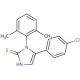 5-(4-chlorophenyl)-1-(2,6-dimethylphenyl)-1H-imidazole-2-thiol - chemical structure image