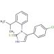 5-(4-chlorophenyl)-1-(2-isopropylphenyl)-1H-imidazole-2-thiol - chemical structure image