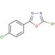 5-(4-Chlorophenyl)-1,3,4-oxadiazole-2-thiol (CAS 23766-28-1) - chemical structure image