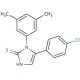 5-(4-chlorophenyl)-1-(3,5-dimethylphenyl)-1H-imidazole-2-thiol - chemical structure image