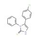 5-(4-chlorophenyl)-1-phenyl-1H-imidazole-2-thiol - chemical structure image