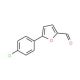 5-(4-chlorophenyl)-2-furaldehyde (CAS 34035-03-5) - chemical structure image